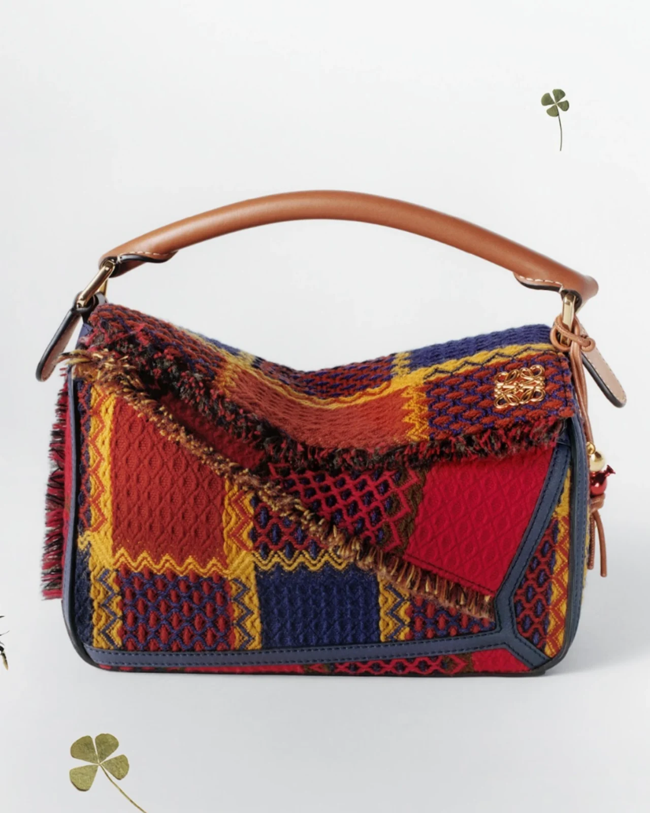 LOEWE PUZZLE BAG TARTAN