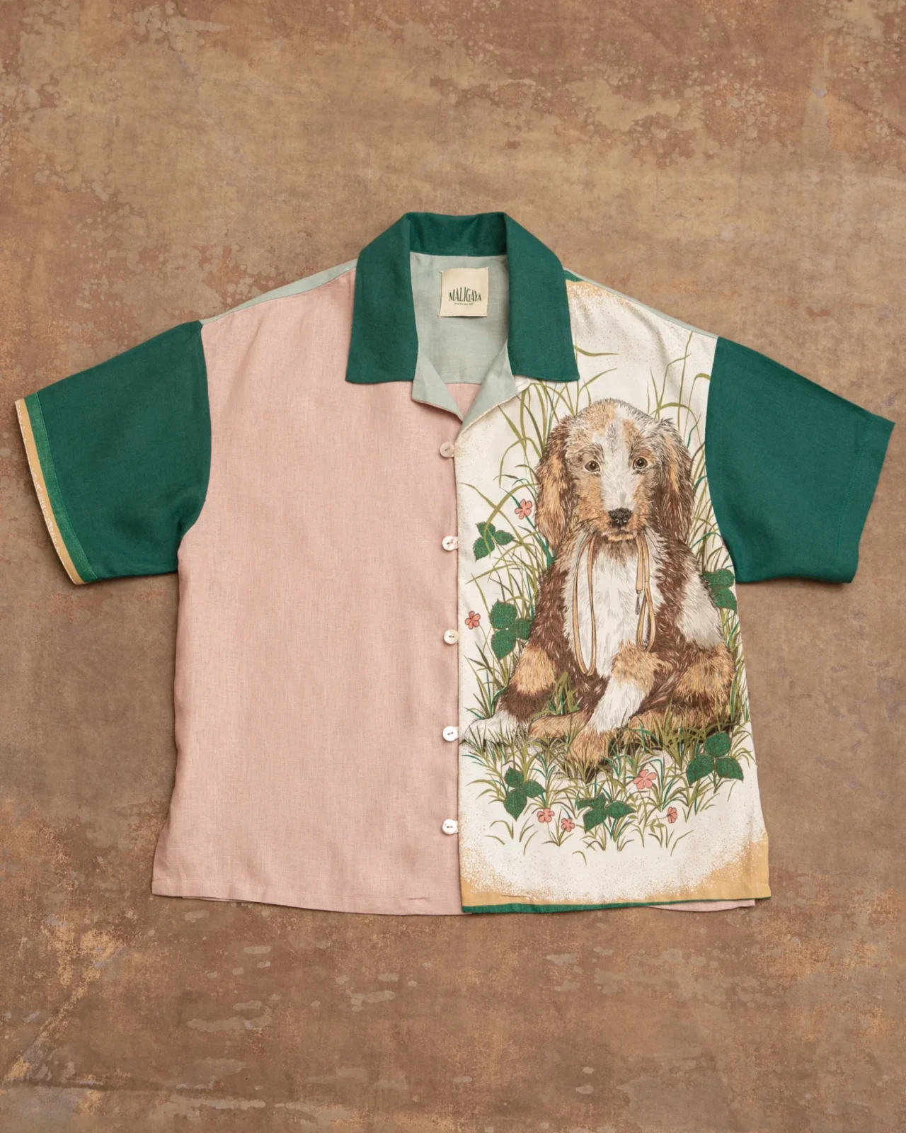 MALIGAYA GOLDEN POSTCARD SHIRT