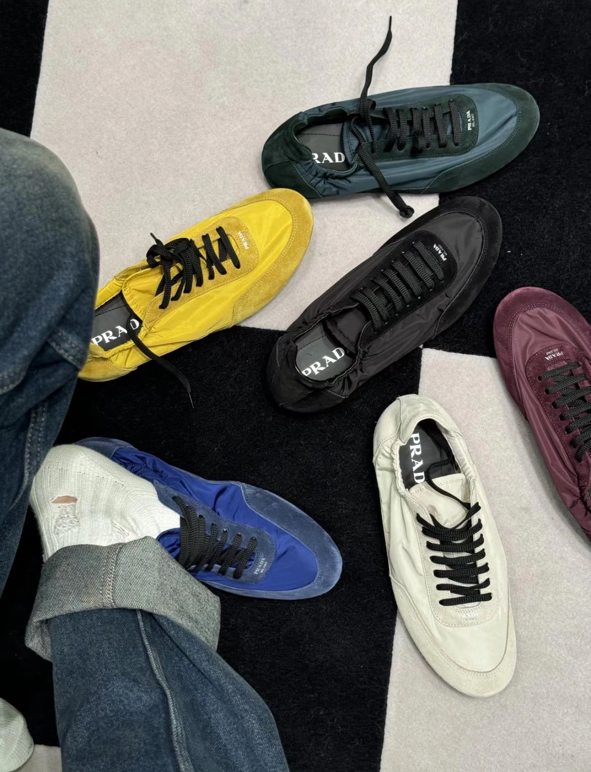 PRADA COLLAPSE SNEAKER