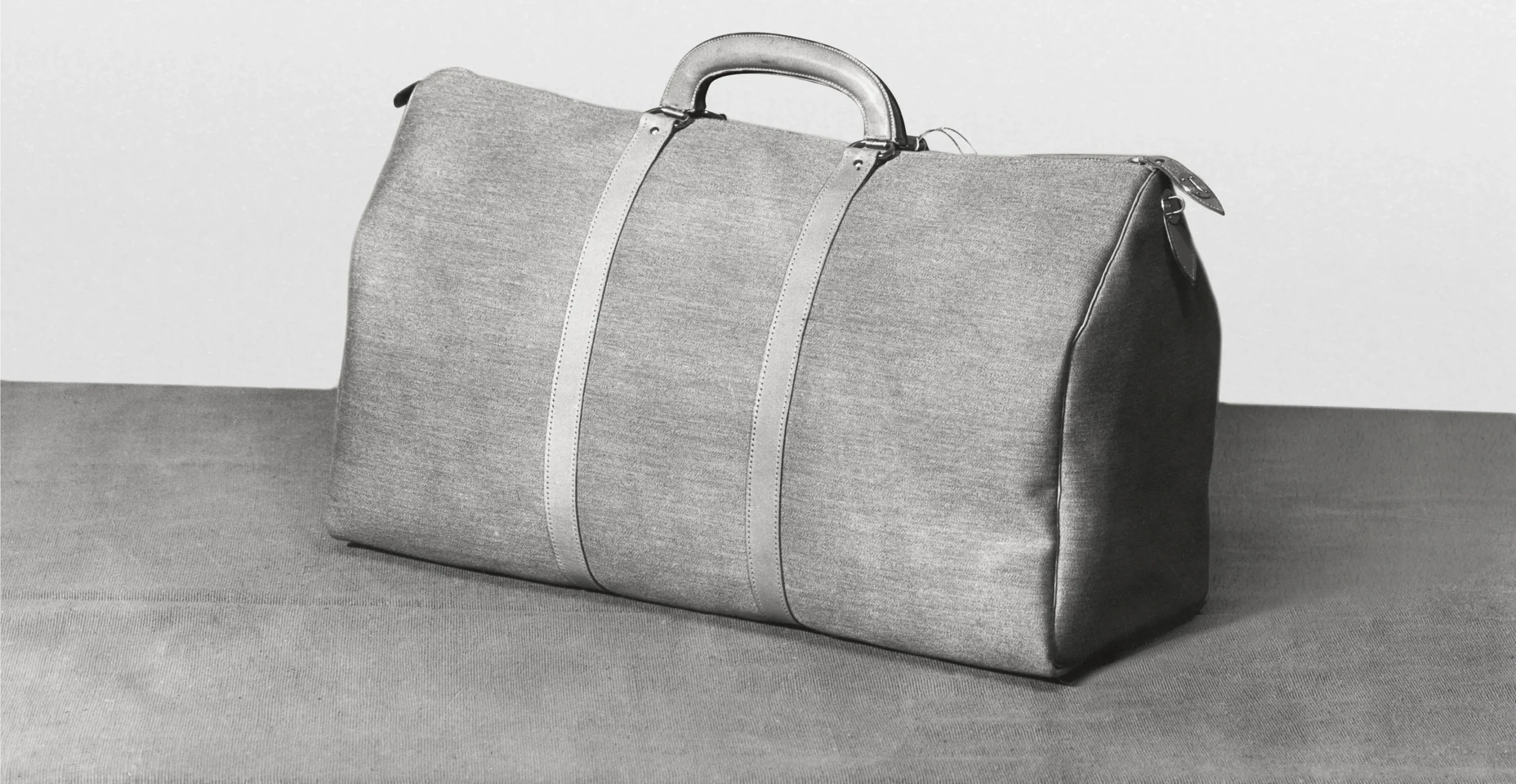 Keepall bag in uncoated cotton canvas Photograph taken on March 29 1934
