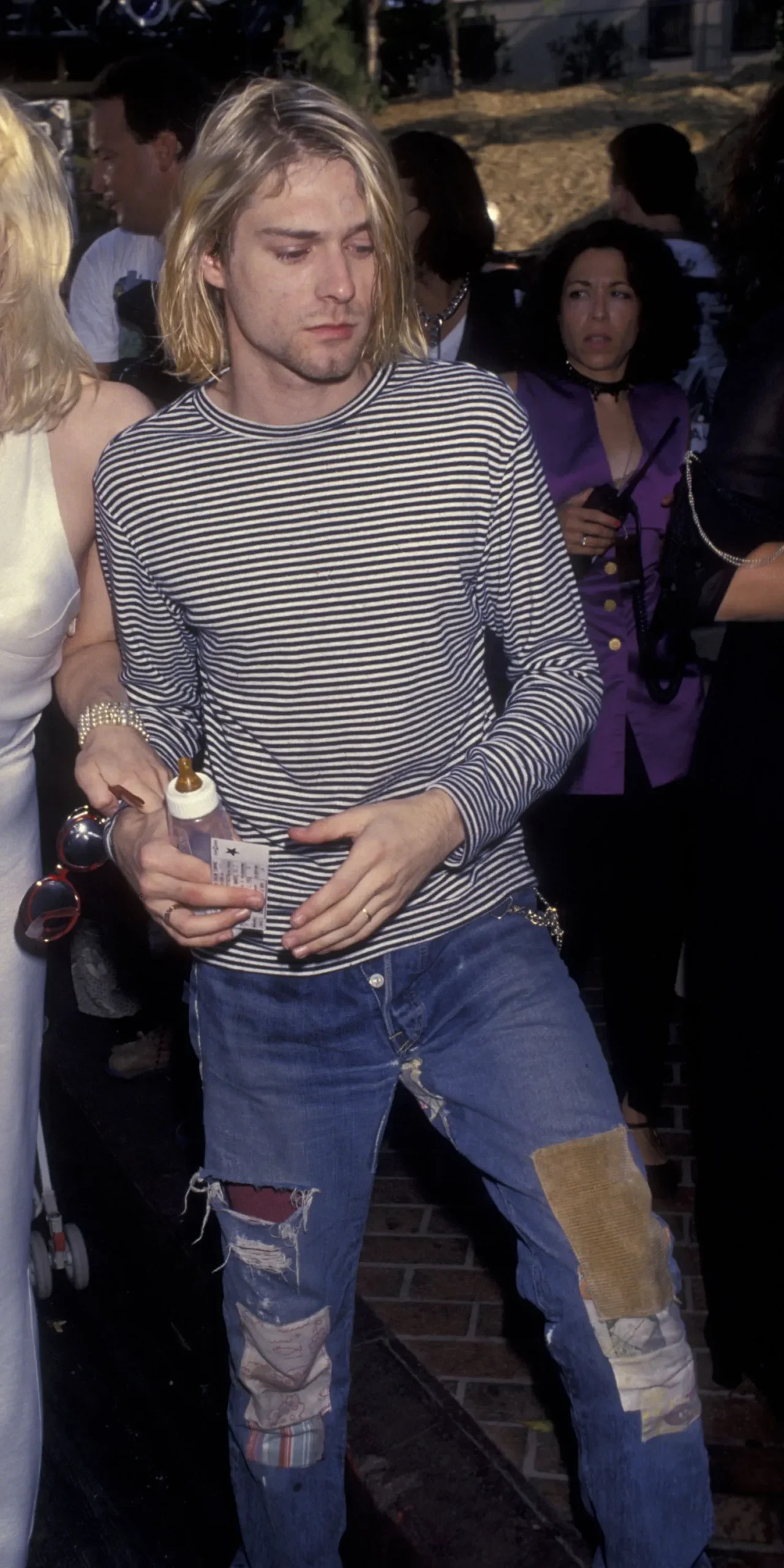 kurt cobain ripped jeans