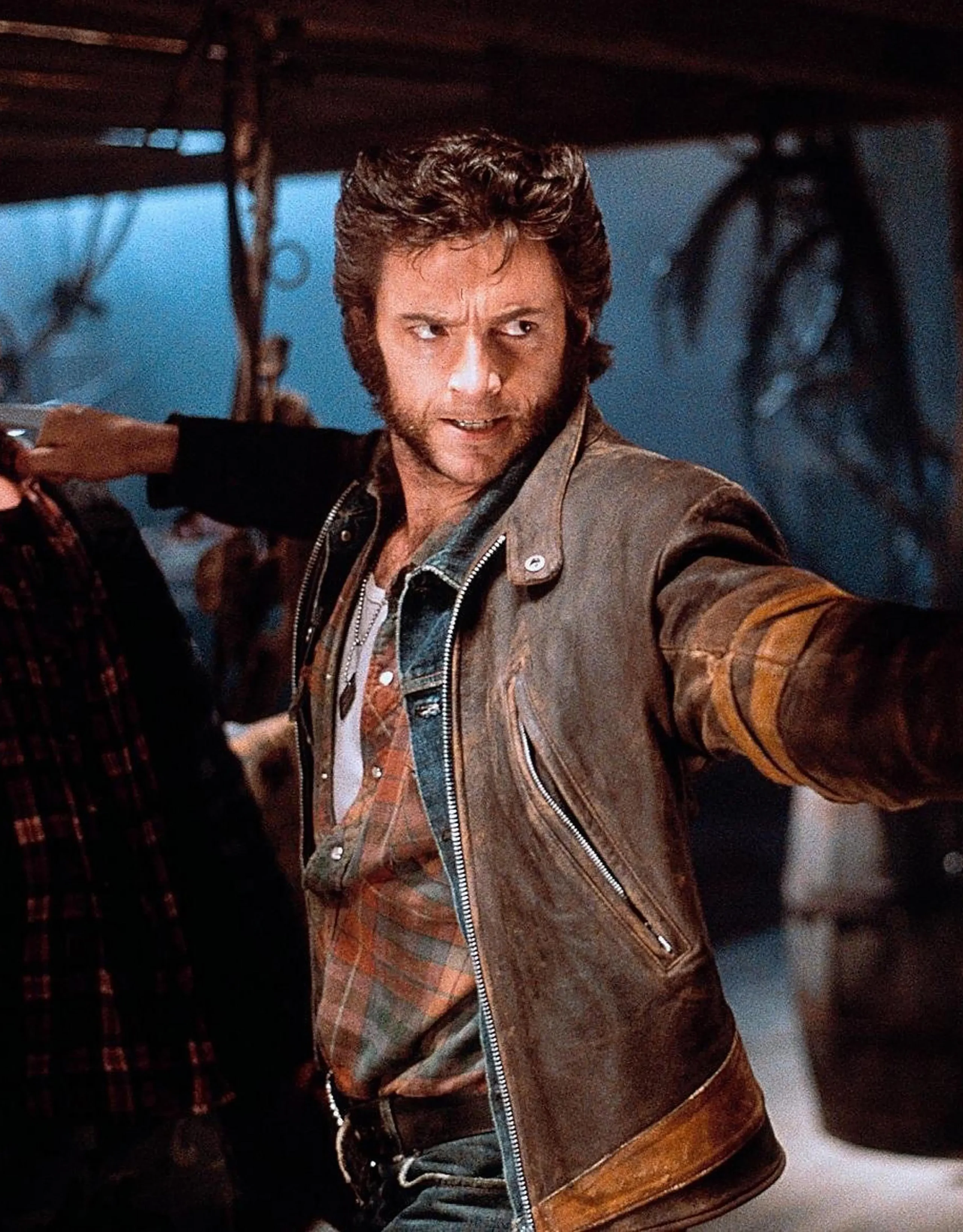 Hugh Jackman’s Custom Biker Jacket