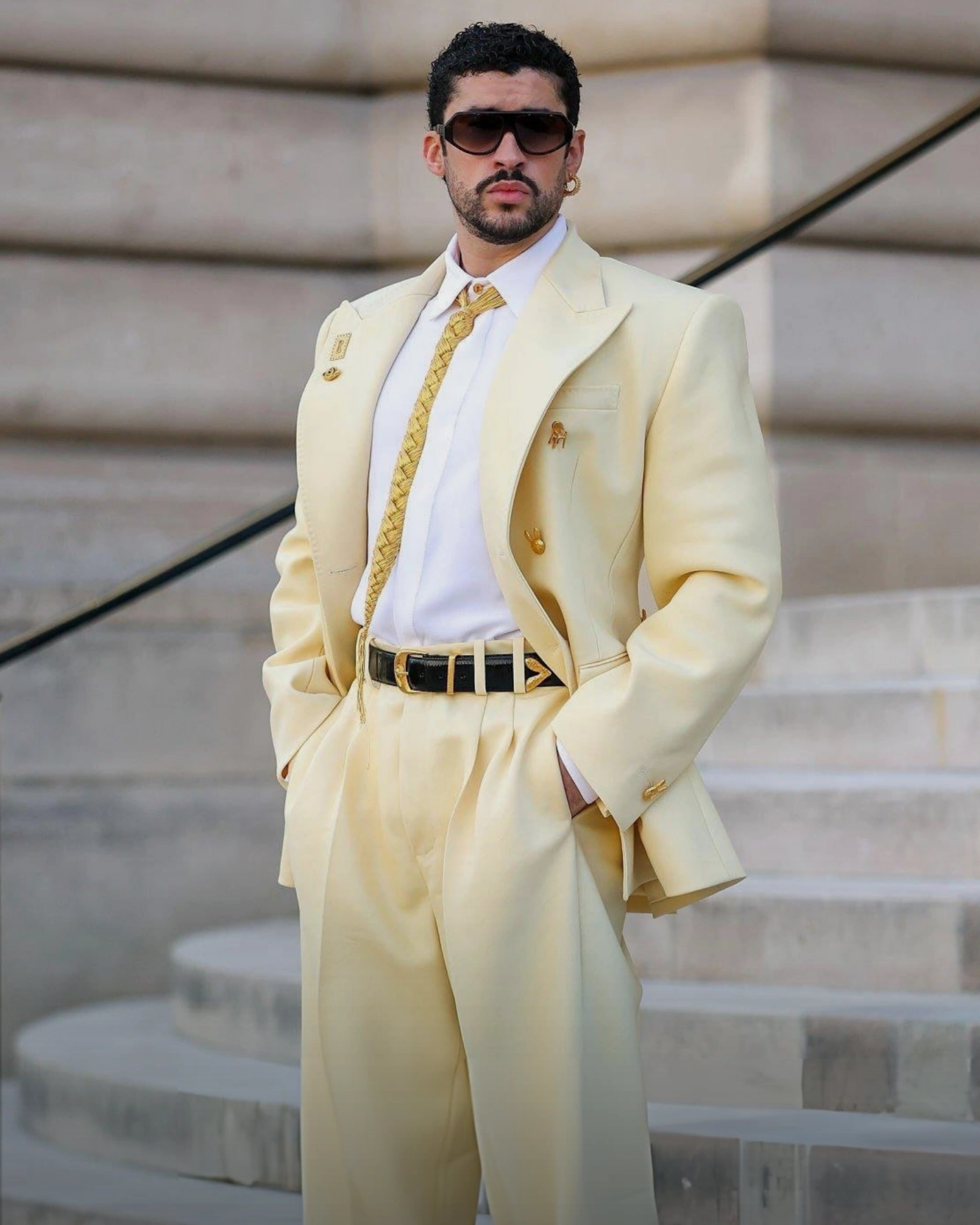 bad bunny at schiaparelli