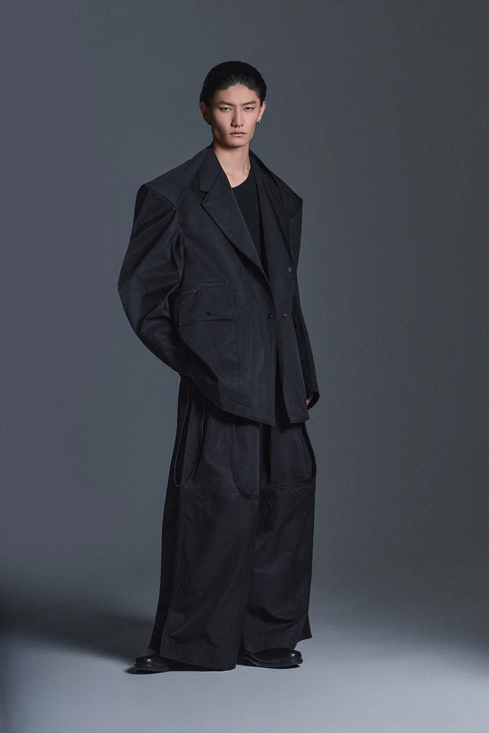 kit woo oversized casual blazer