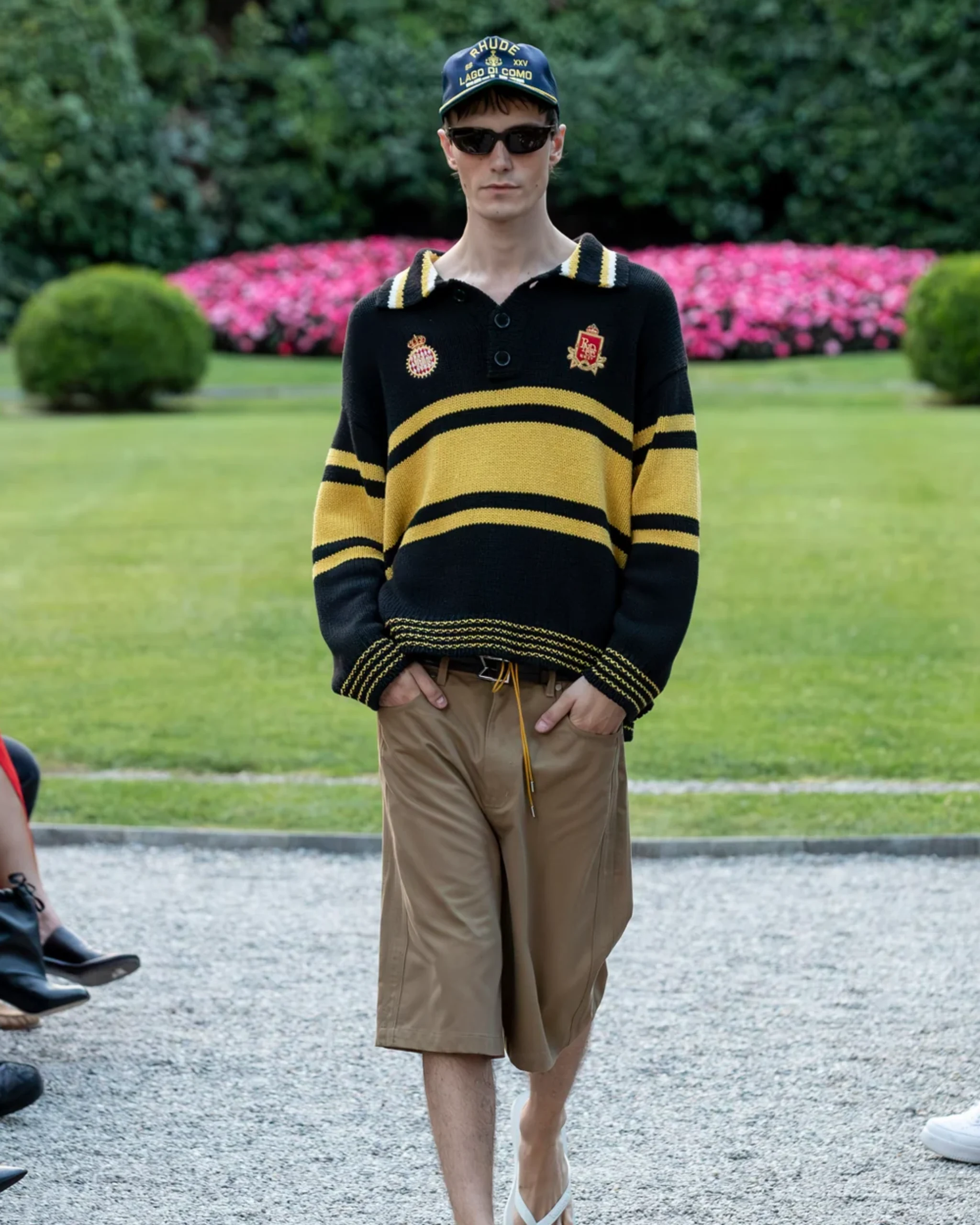 rhude rugby shirt
