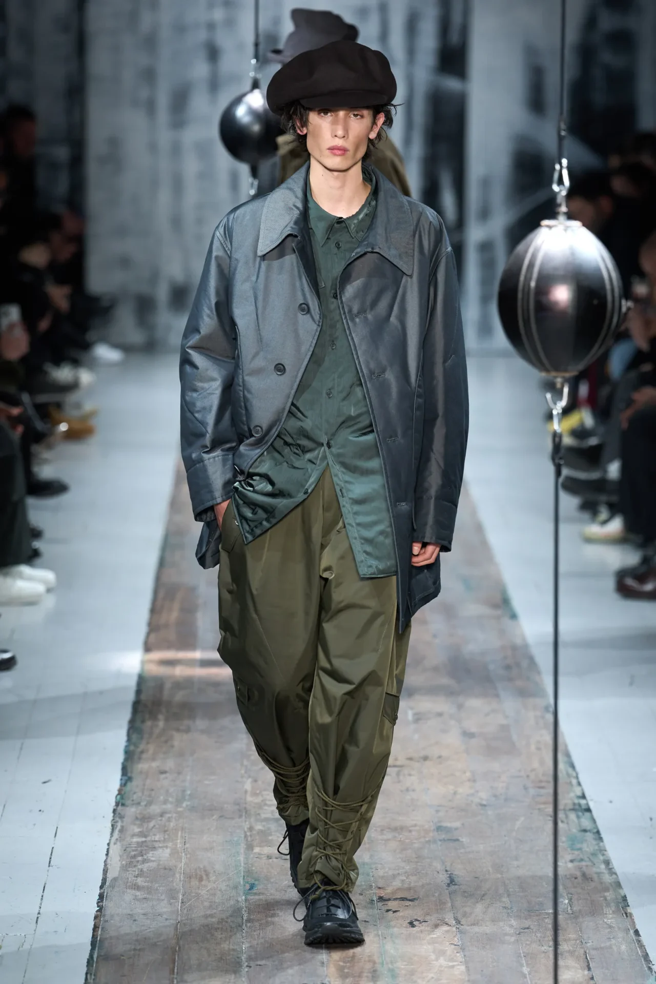 yohji yamamoto newsboy cap