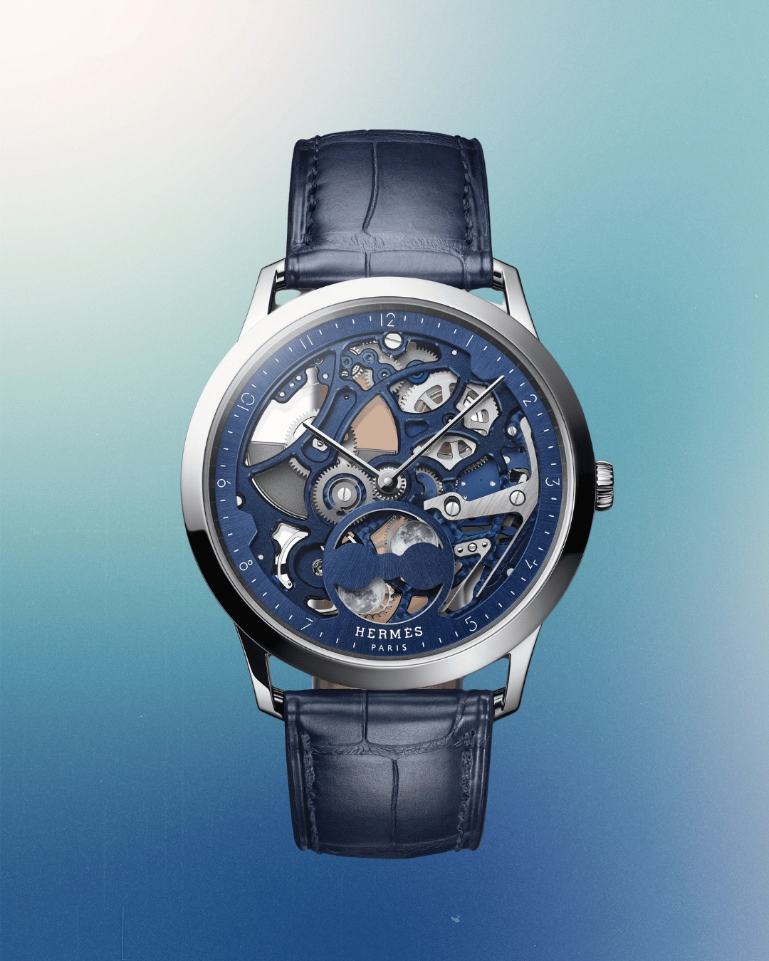 Hermès Slim dHermès Squelette Lune