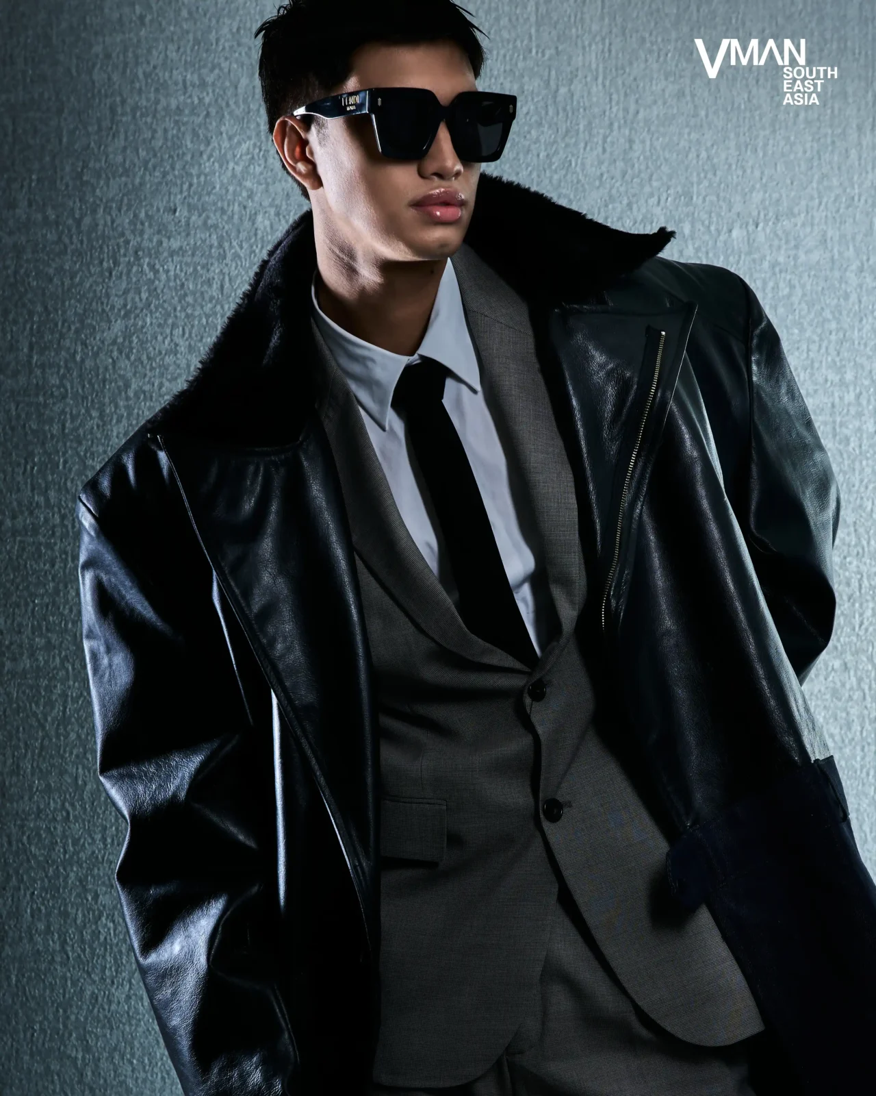 vman trends how to wear leather