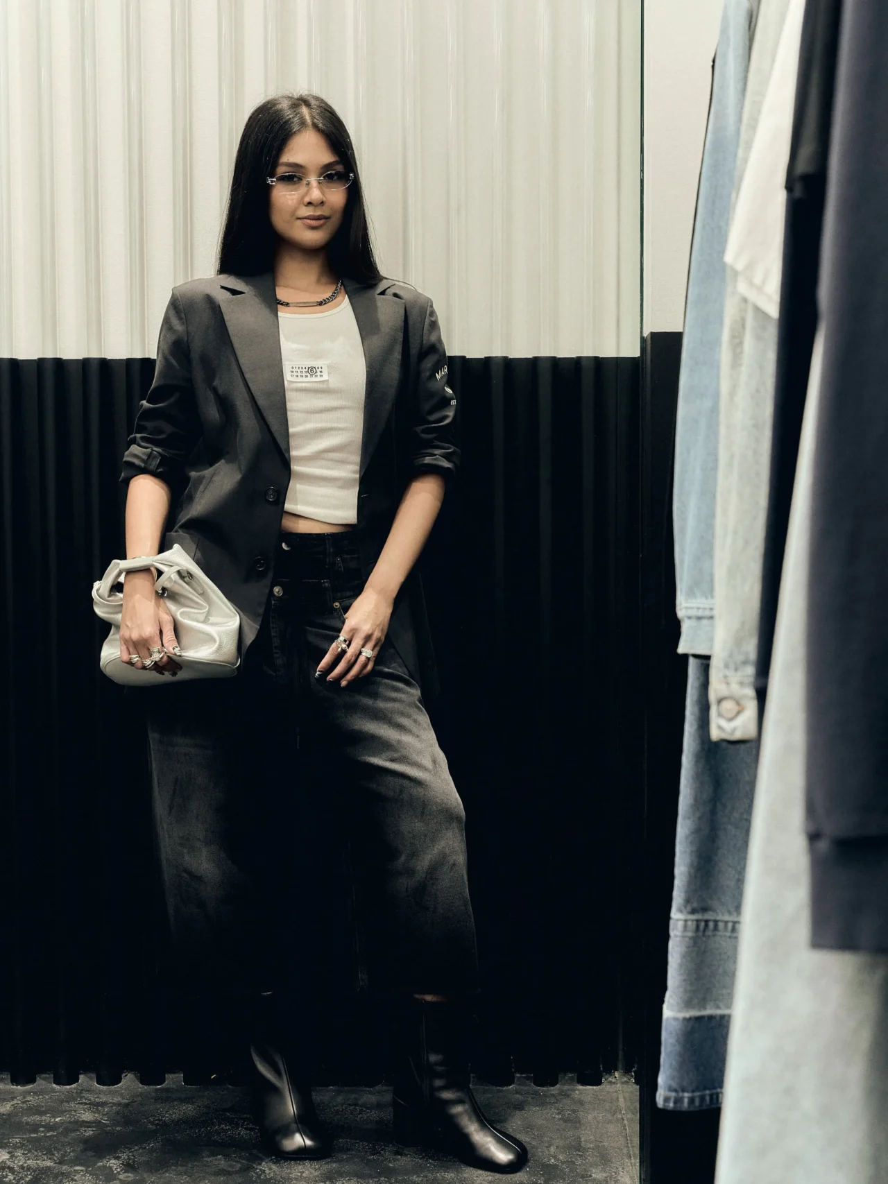 angelique manto mm6 maison margiela