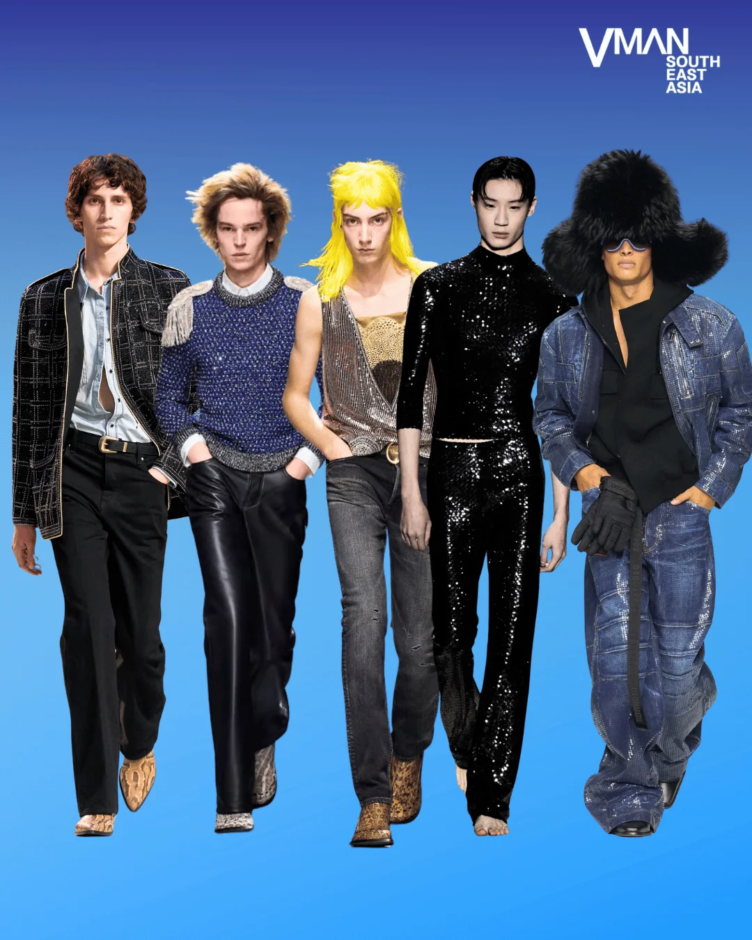 disco boys sequins