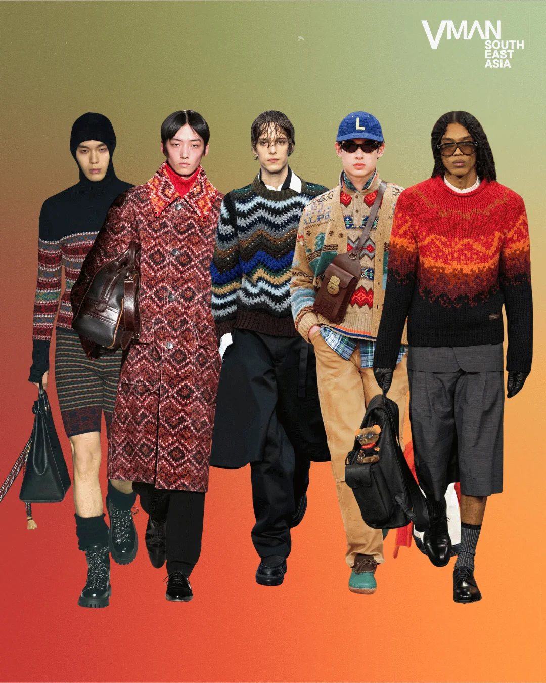 graphic knitwear