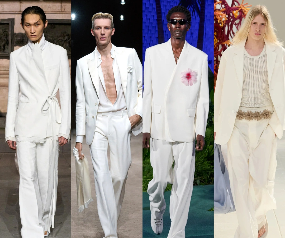 white suits